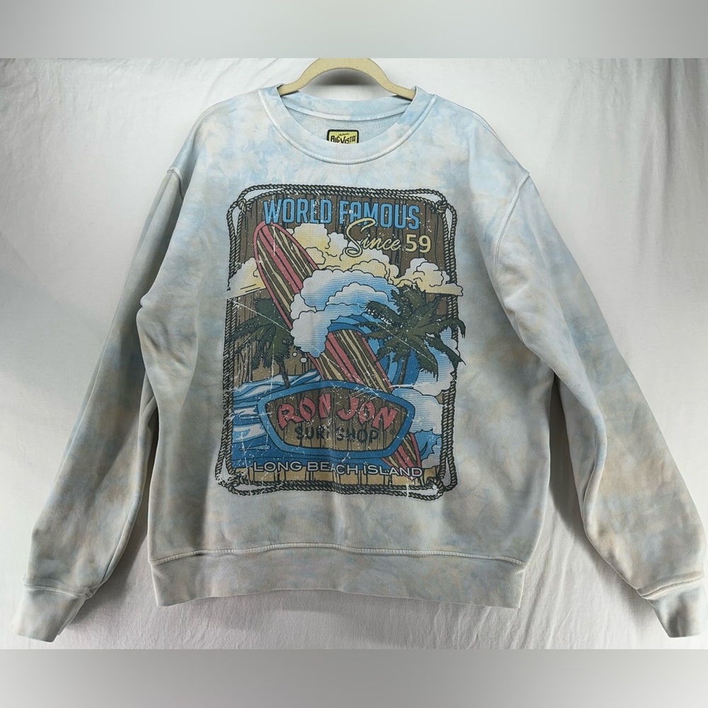 Big Vista Brand Mens Sweatshirt Size M Tie Dye Ron Jon Vintage Made In‎ USA